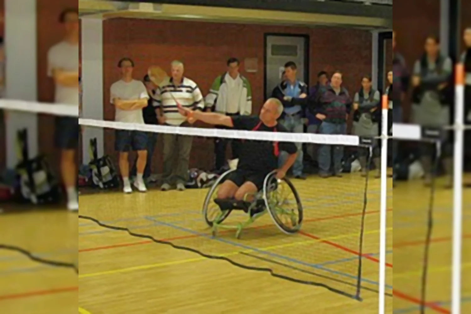 Demo aangepast badminton tijdens Yonex Dutch Open