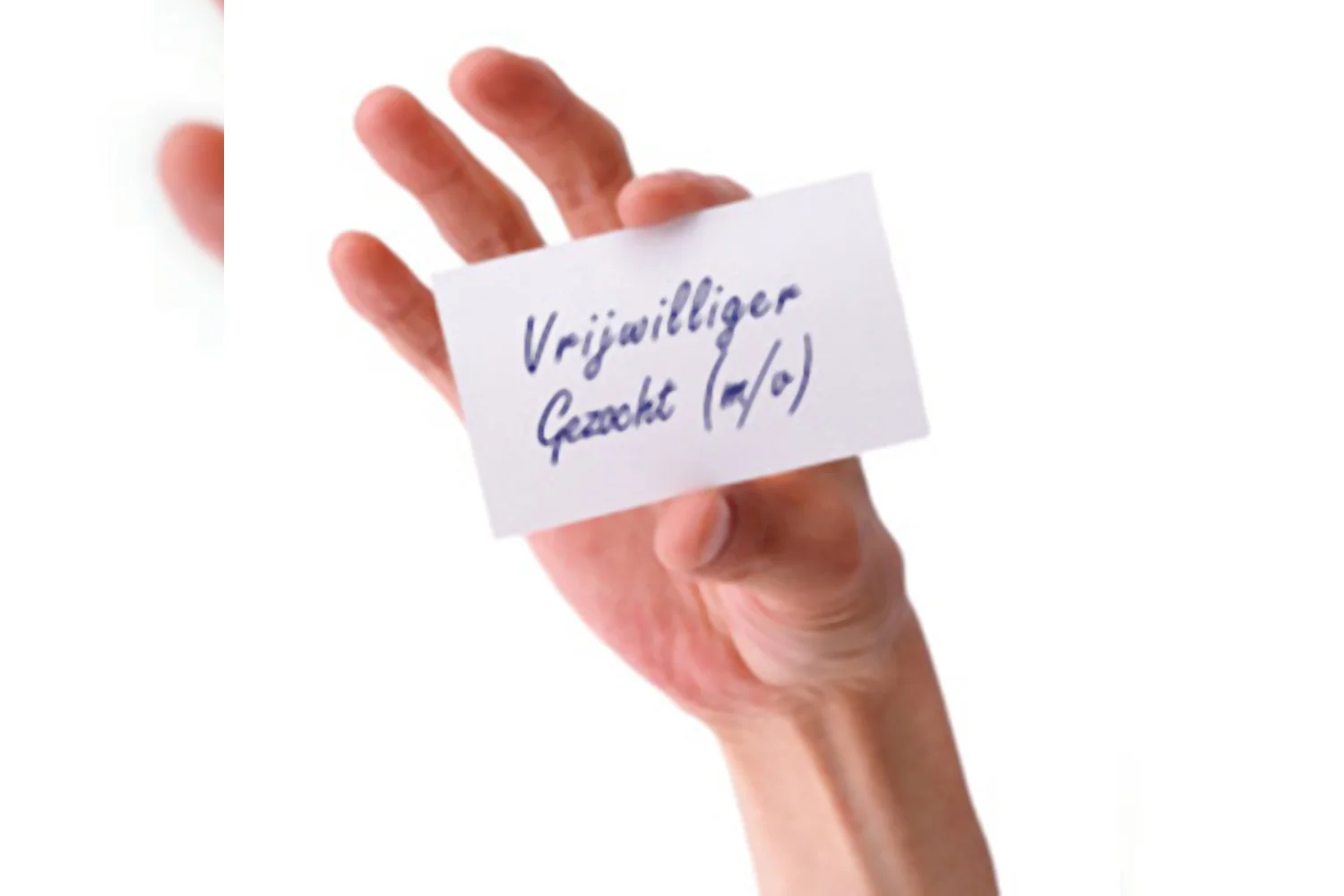 Vrijwilliger gezocht (m/v)