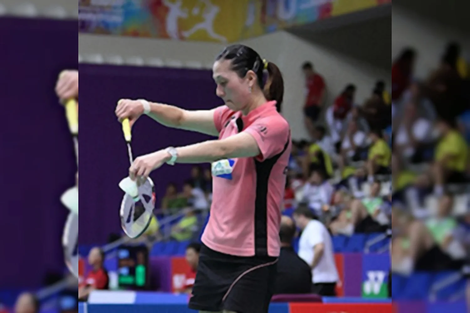 Yao Jie in Hong Kong tegen nummer 5 van de wereld