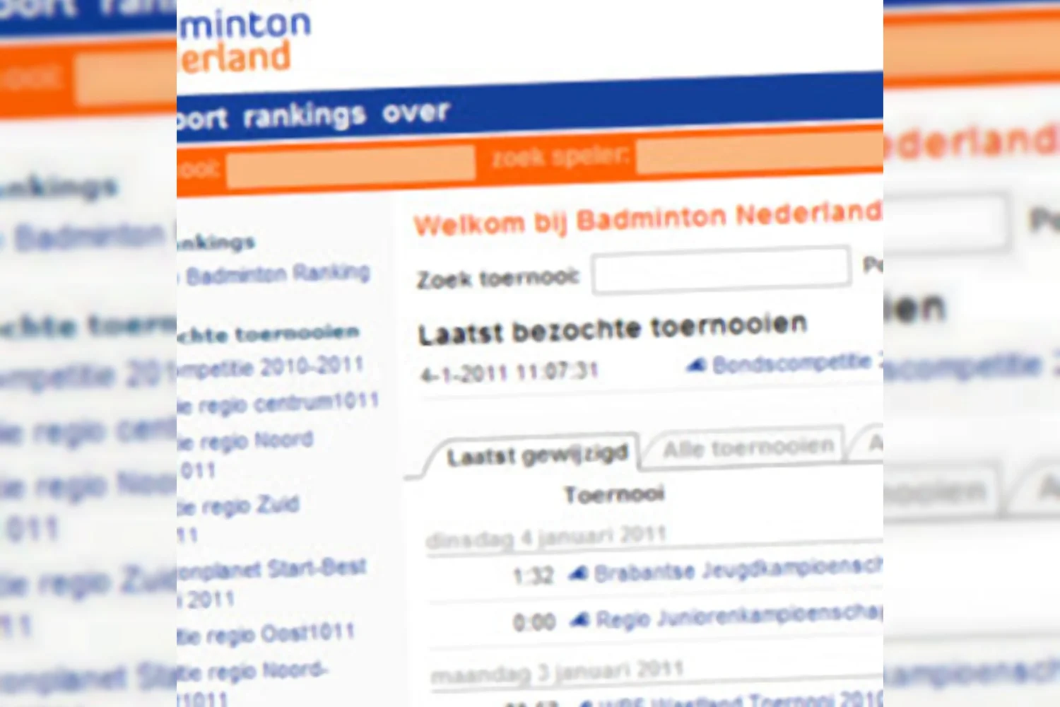 Nieuwe toernooi.nl voor Badminton Nederland
