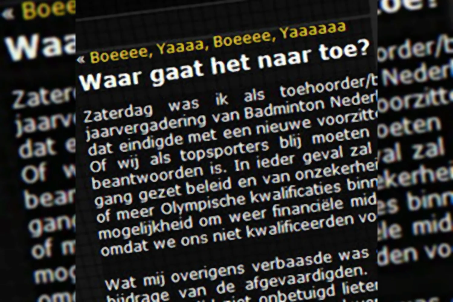 Waar gaat het naar toe?