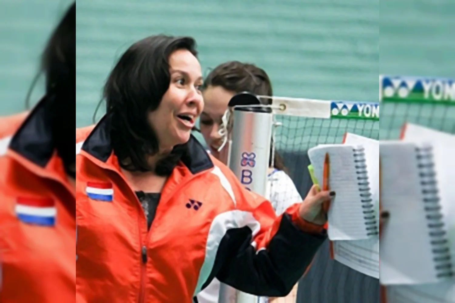 De papieren van de technische staf van Badminton Nederland
