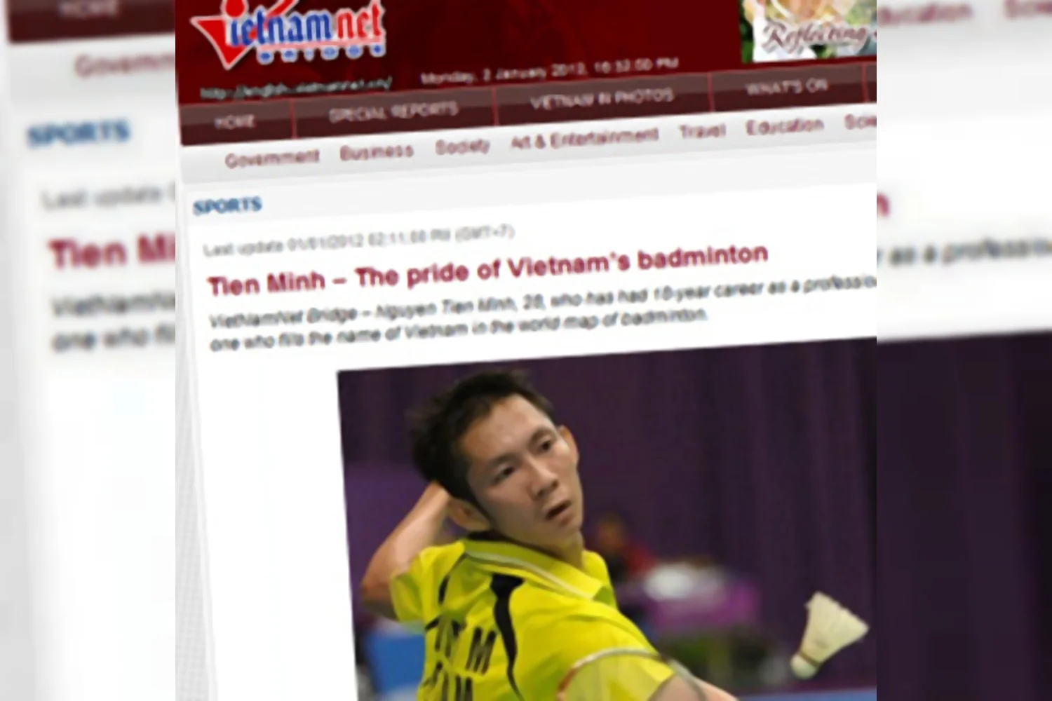 Tien Minh - The pride of Vietnam's badminton