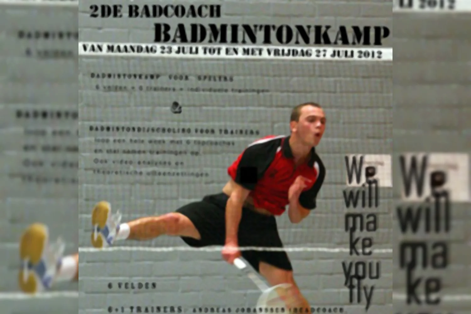 Tweede Badcoach badmintonkamp: 23 - 27 juli 2012