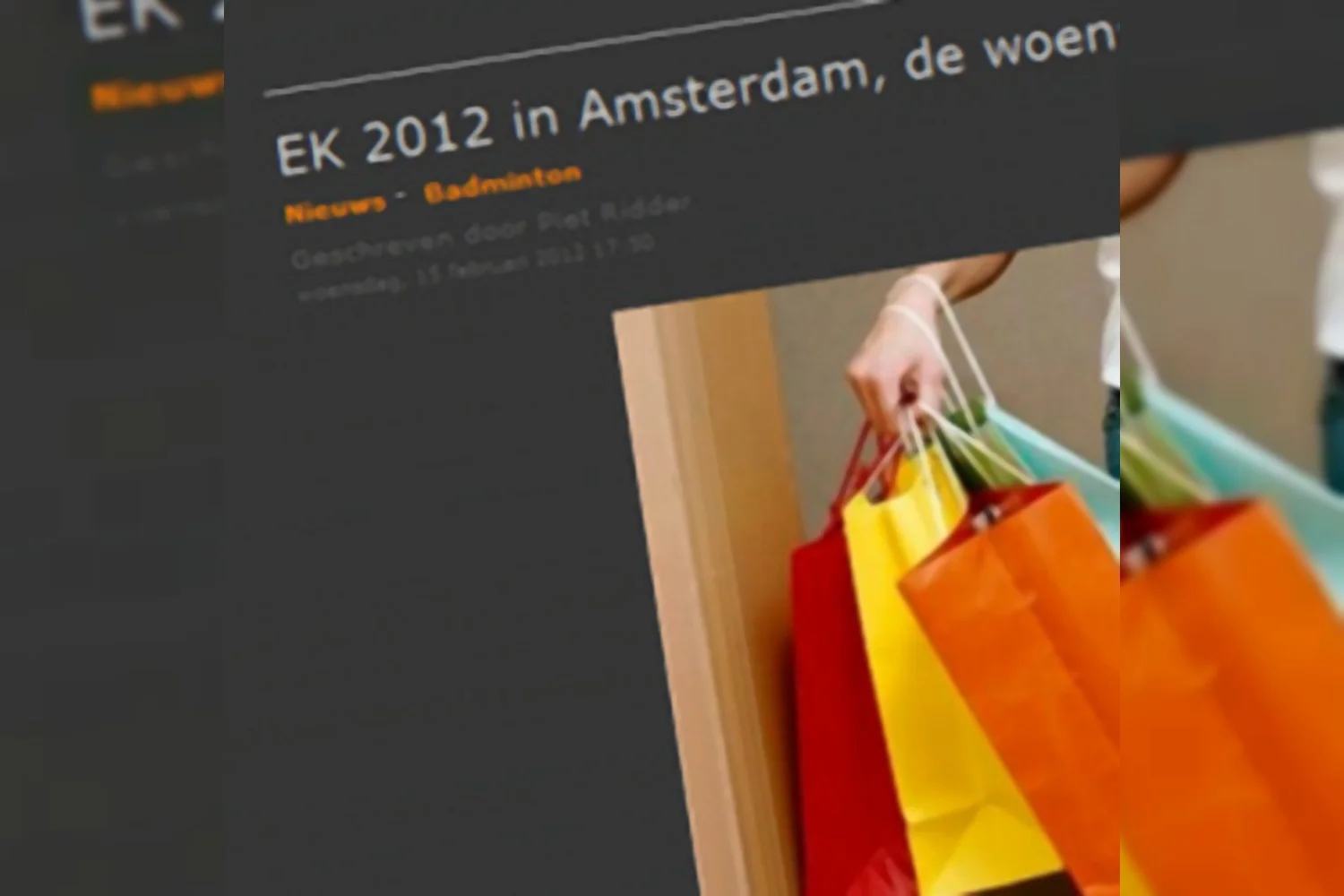 Blogger Piet Ridder teleurgesteld over EK Badminton Landenteams in Amsterdam