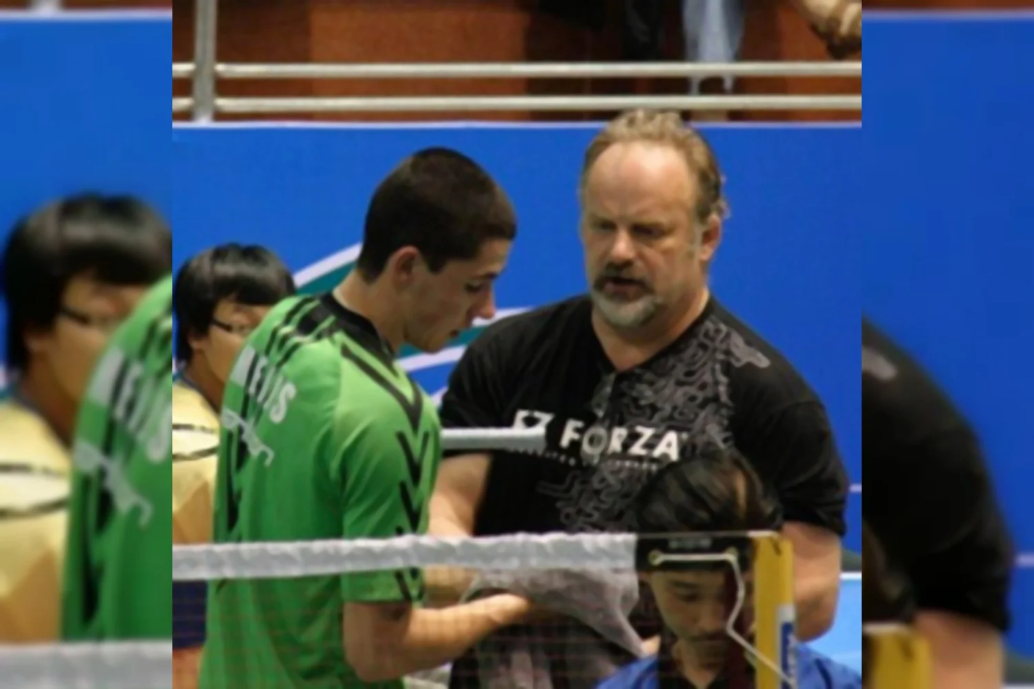 Aan de bak tijdens Vietnam International