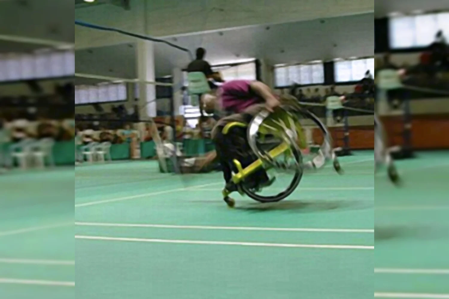 Marcel Smouter: 'De karretjes van het aangepast badminton'