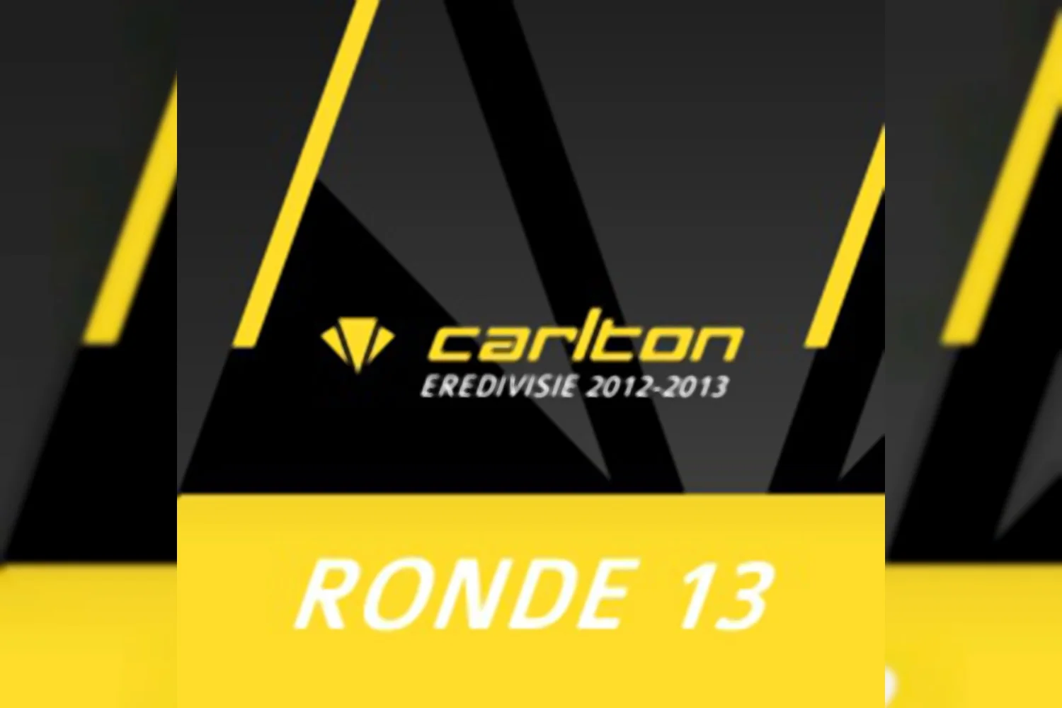 Carlton Eredivisie 2012-2013 - speelronde 13