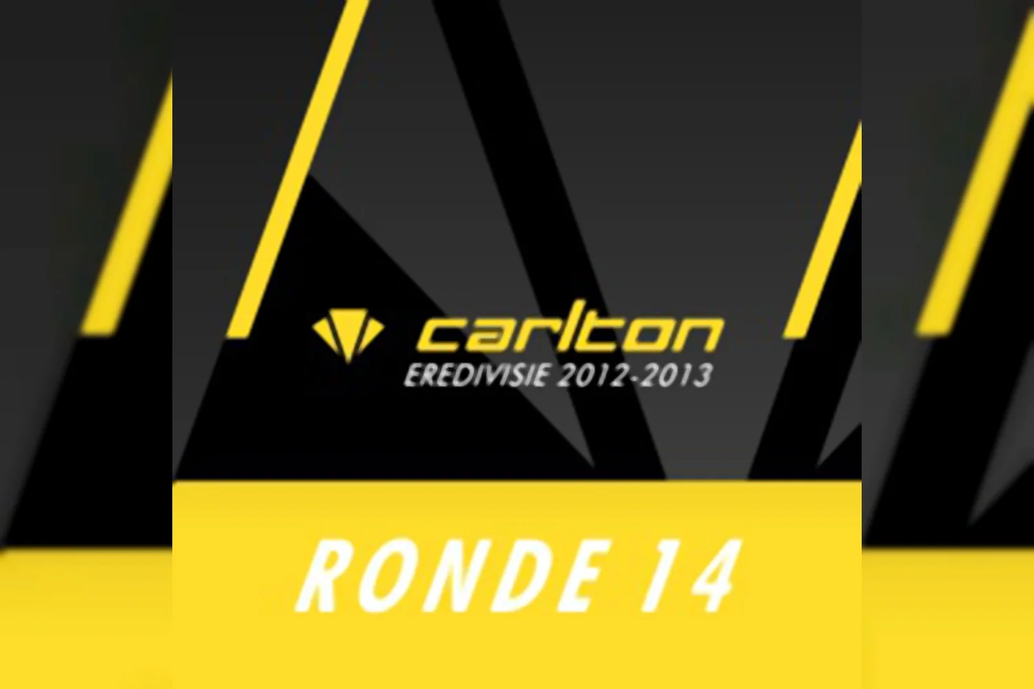 Carlton Eredivisie 2012-2013 - speelronde 14