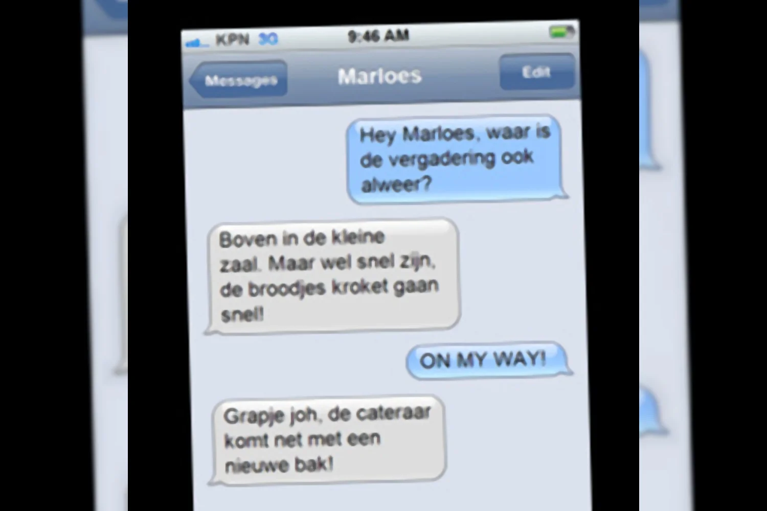 Broodje kroket met secretaris Marloes van Heteren blijkt slappe hap