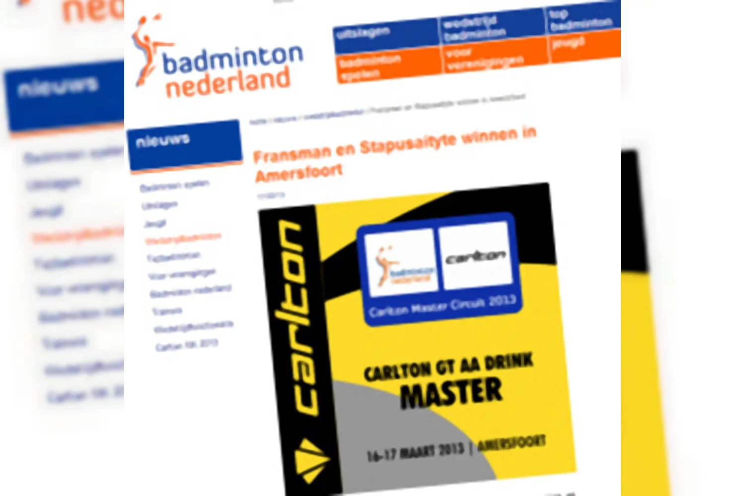Fransman en Stapusaityte winnen in Amersfoort