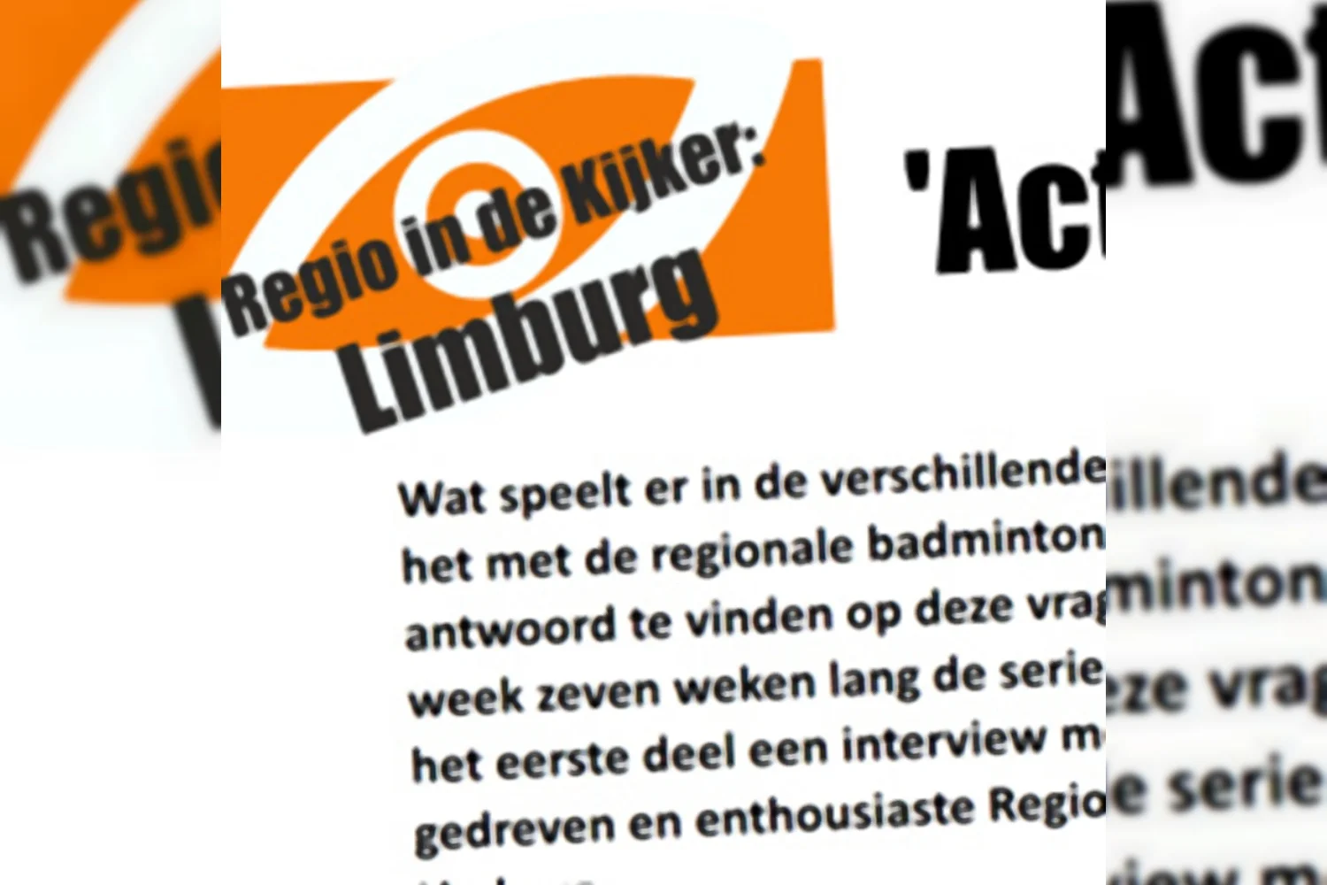 Albert Valentijn: 'Actieve houding aannemen naar verenigingen'