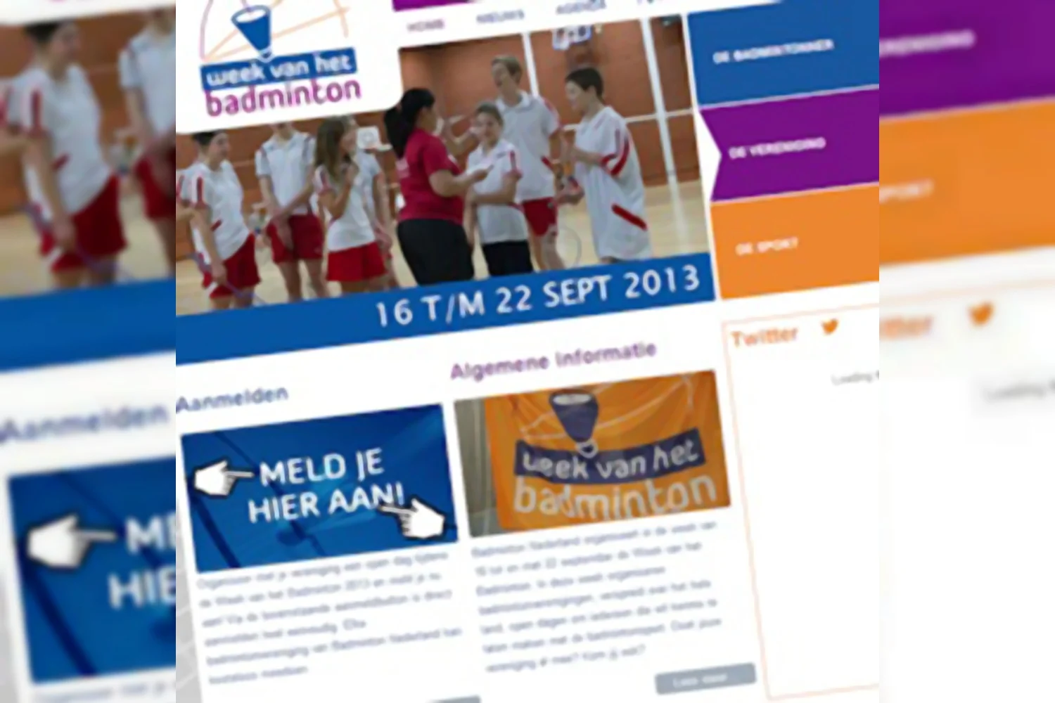 Doet jouw vereniging al mee aan de Week van het Badminton 2013?