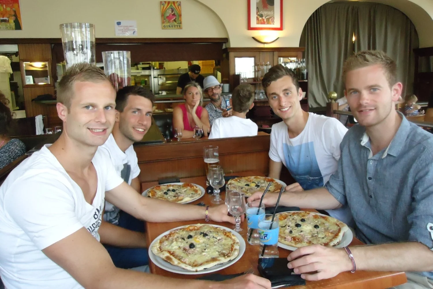 De 3J's en Rein Ridder in Biarritz