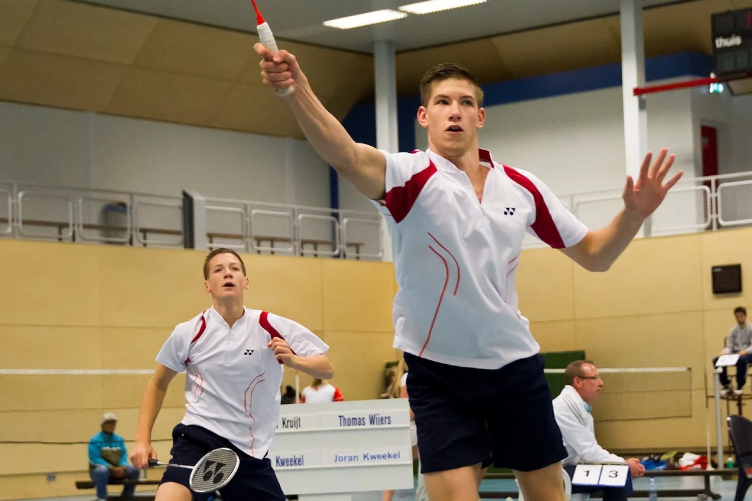 Ruben en Joran Kweekel samen in de Carlton Eredivisie
