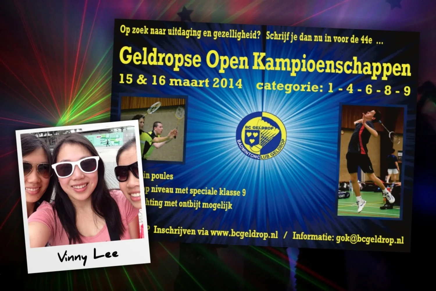 Psst... Vinny Lee hier: supervet toernooi in Geldrop!