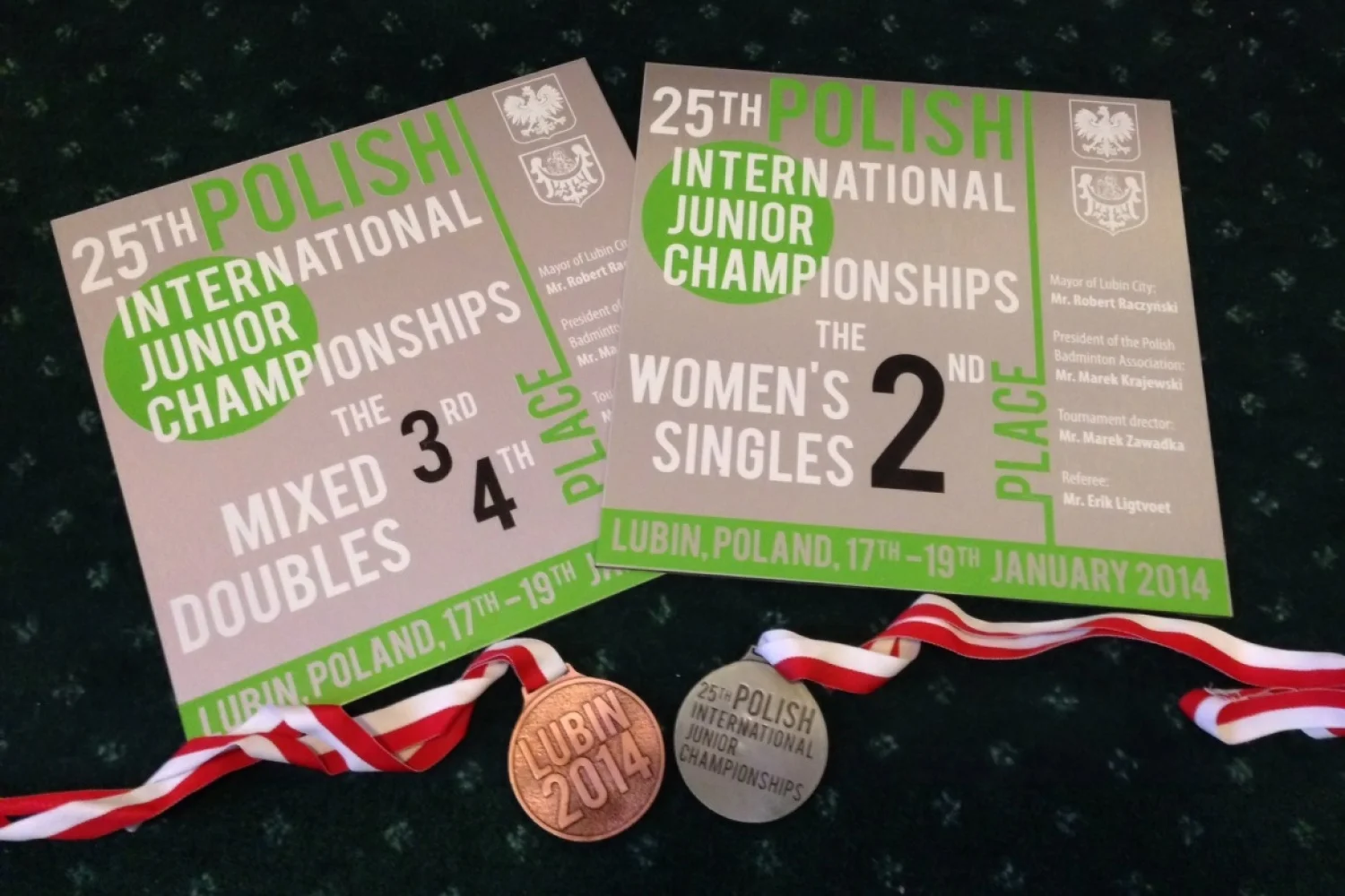 Eenmaal brons en eenmaal zilver!