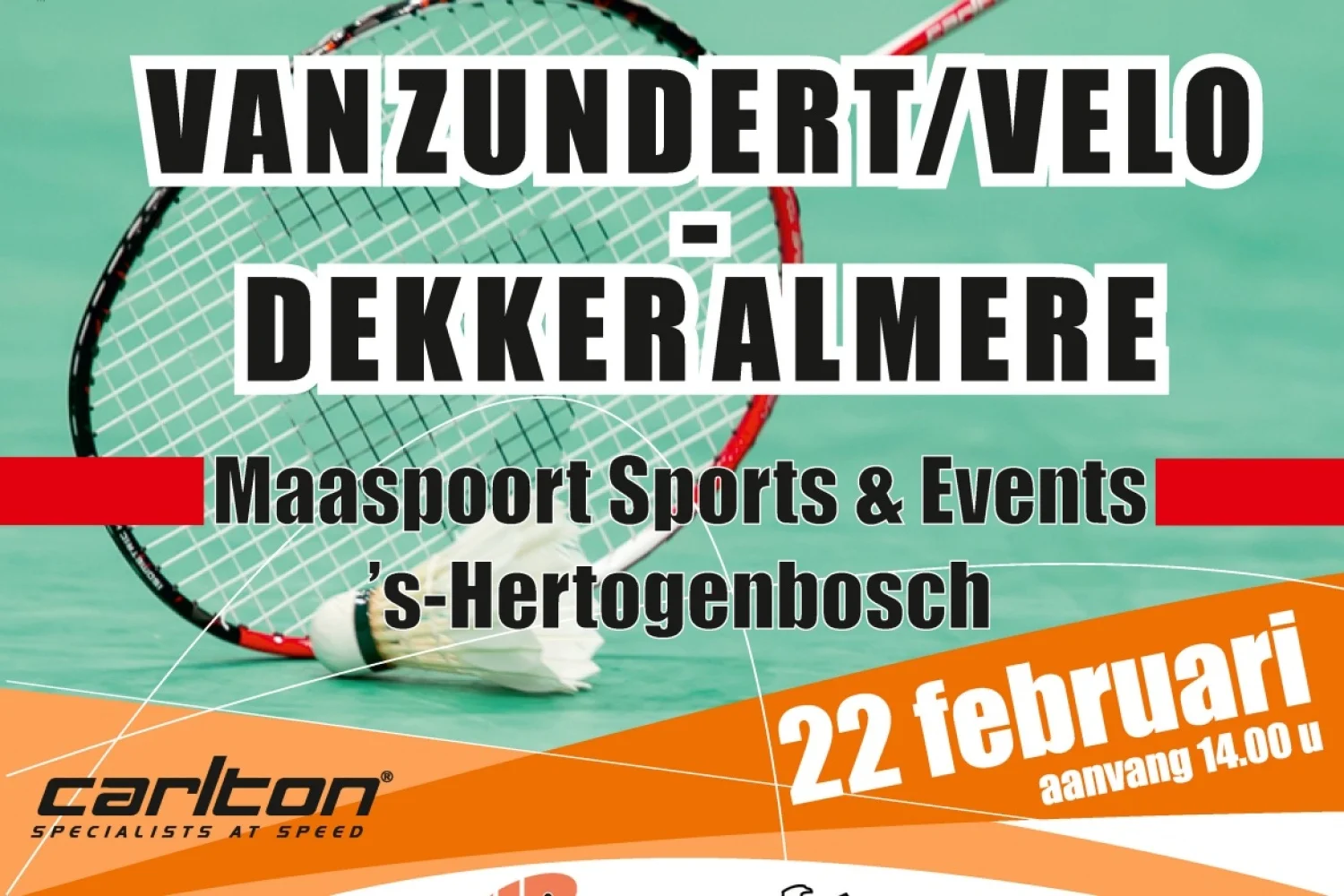 Seizoensapotheose Carlton Eredivisie op 22 februari in Den Bosch