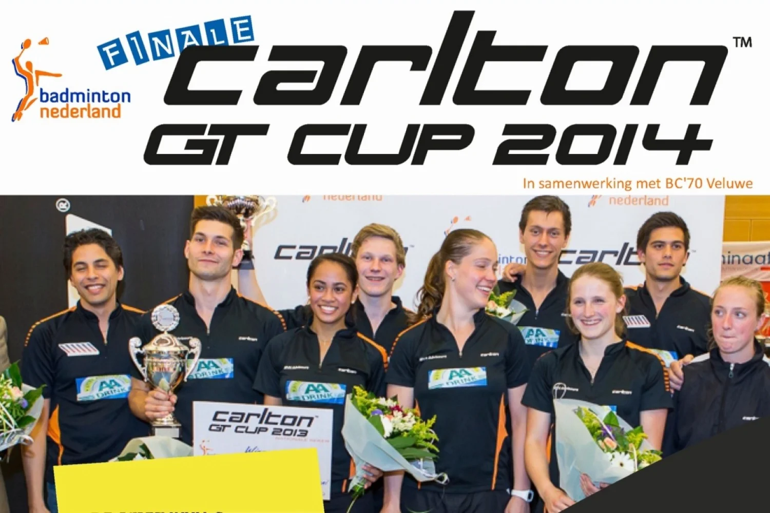 Topbadminton in Epe op finaledag Carlton GT Cup 2014