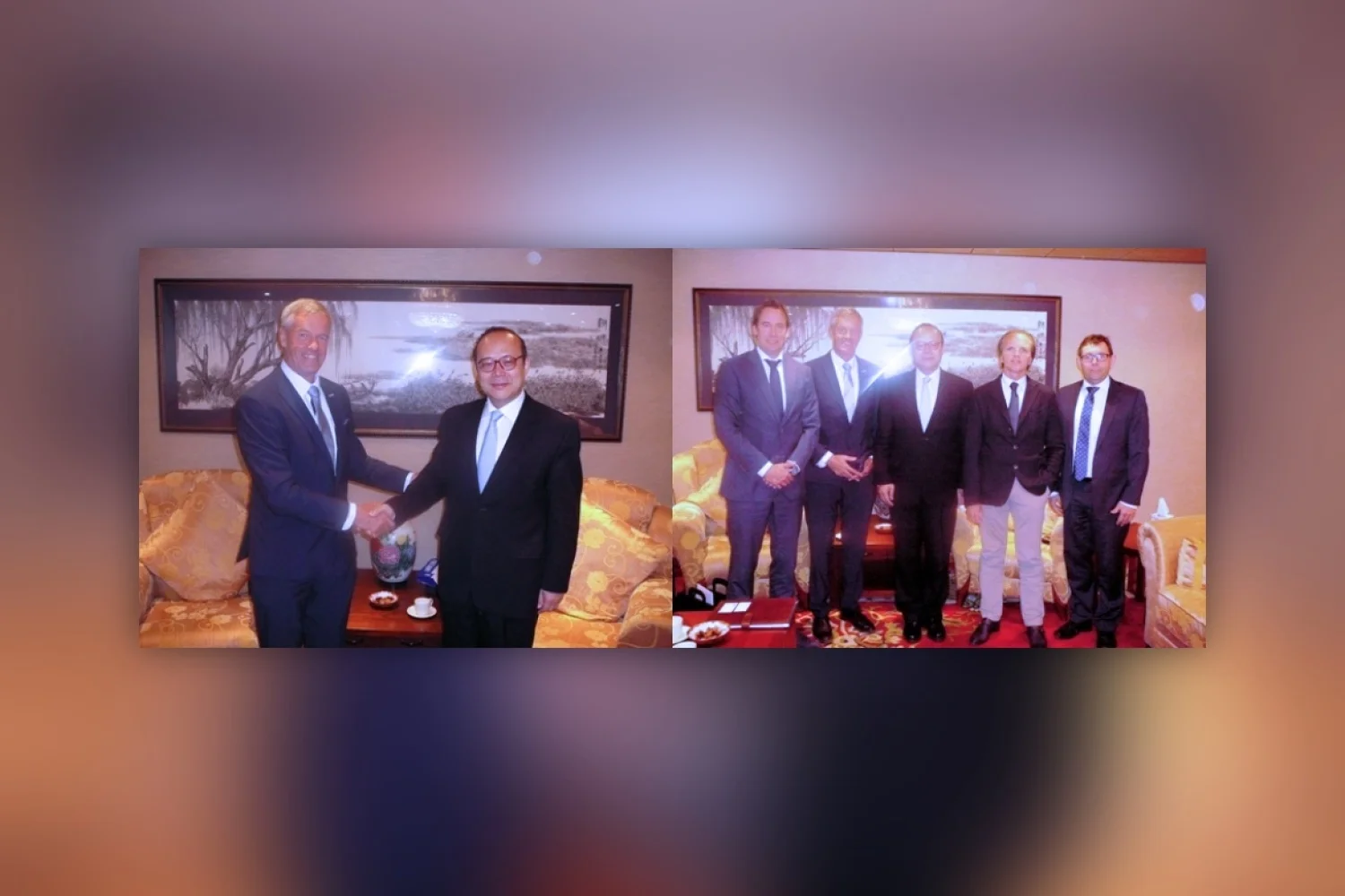 Delegatie Badminton Nederland wordt ontvangen door de Ambassadeur van China