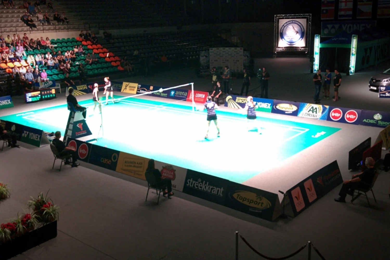 Dubbels succesvol bij Yonex Belgian International