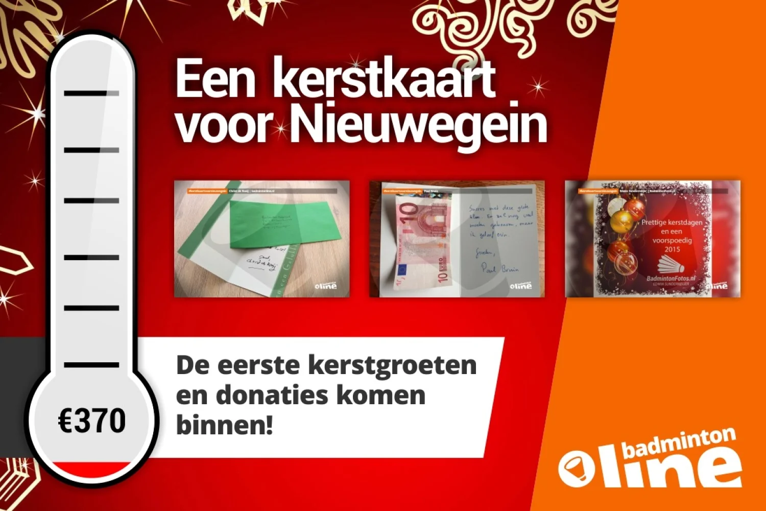 Badminton Nederland: Kerstkaarten komen aan in Nieuwegein!