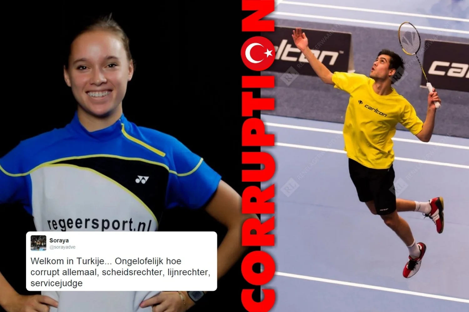 Dutch players De Visch Eijbergen and Fransman in awe about corruption at Turkey International