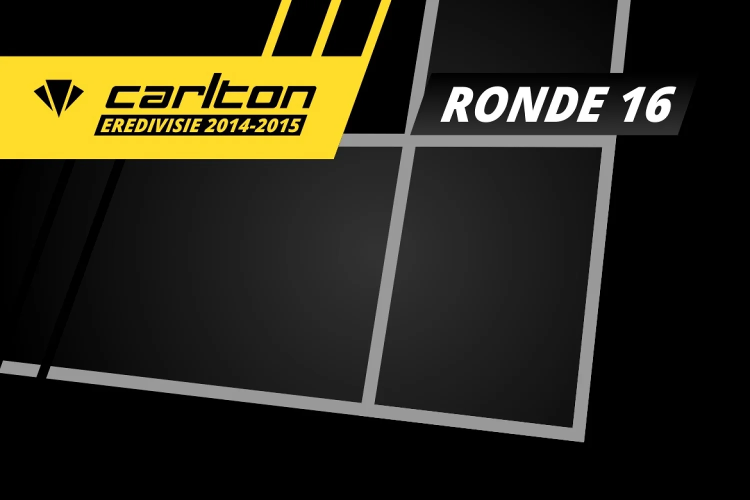 Carlton Eredivisie 2014-2015 - speelronde 16