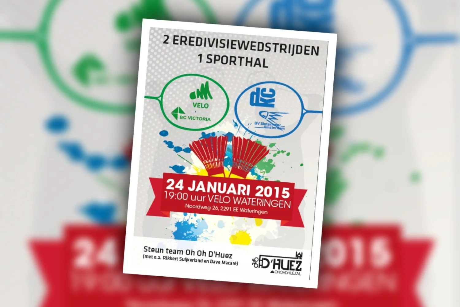 VELO, DKC en Alpe d'HuZes 2015 samen in de VELO-hal