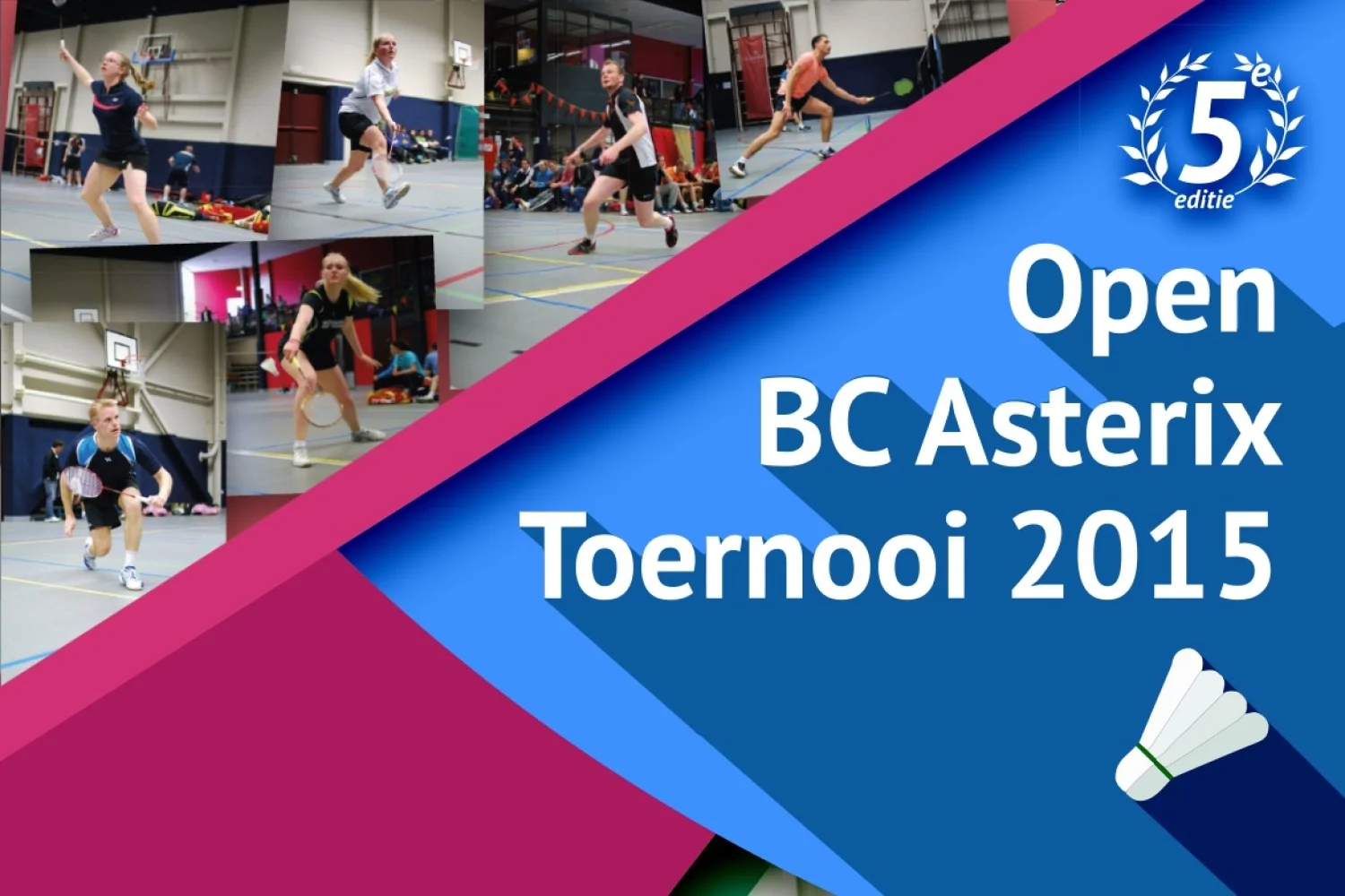 Asterix Open toernooi dit jaar ook voor eerste divisie spelers!