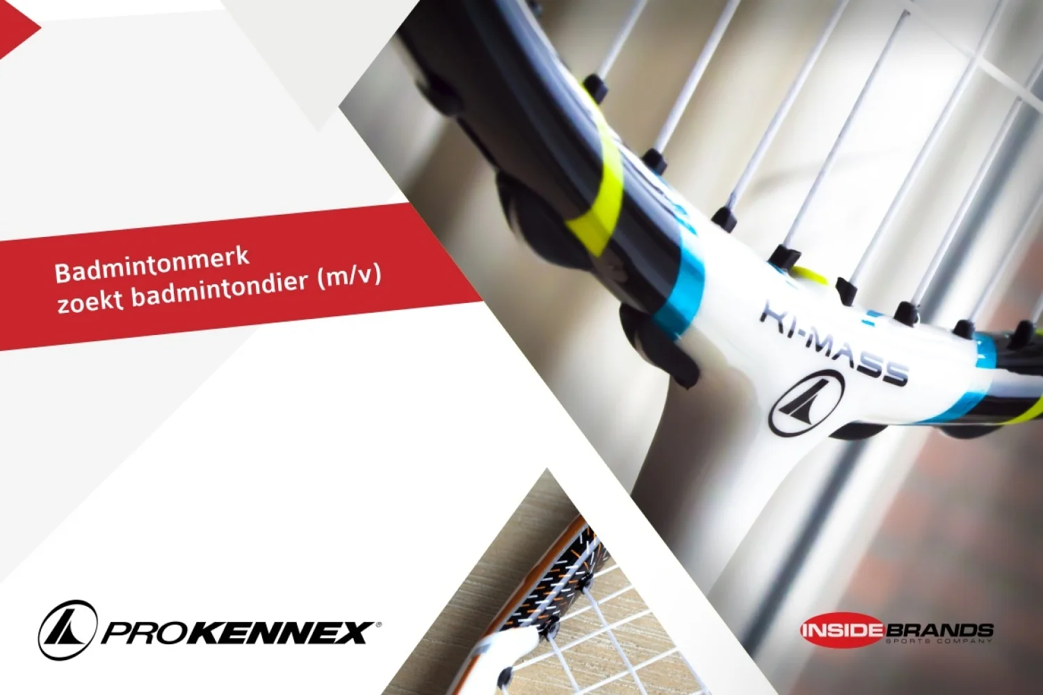 Badmintonmerk zoekt badmintondier (m/v)