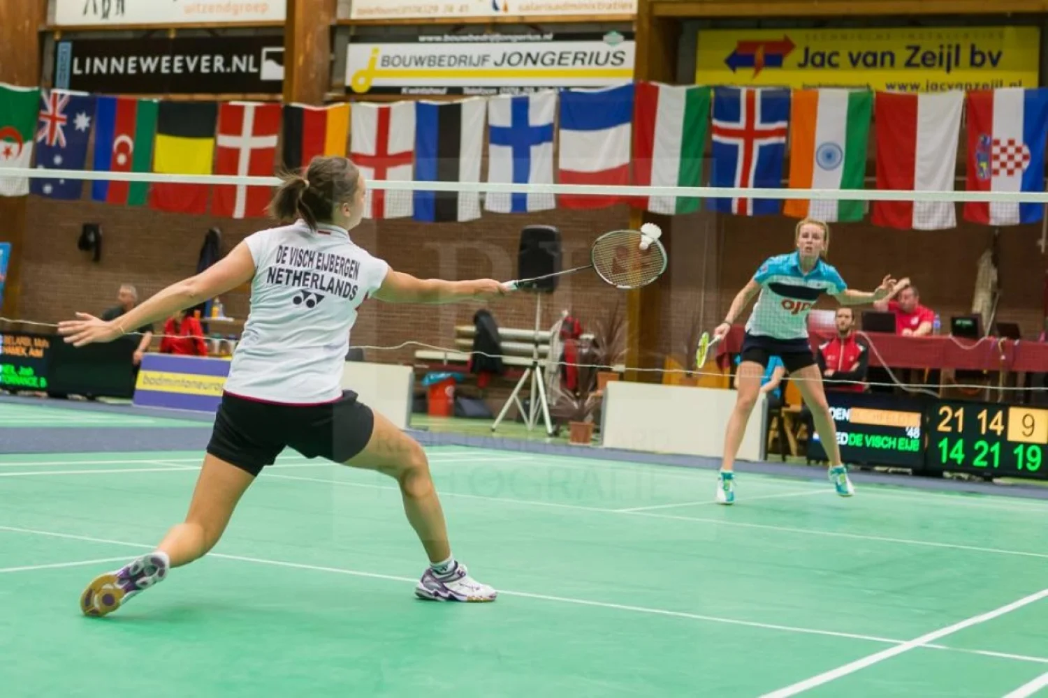 Tien Nederlandse kwartfinales op de Victor Dutch International