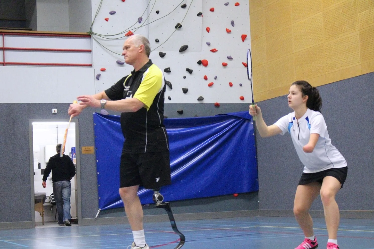 Driemaal zilver voor blademintonner Eddy Boerman