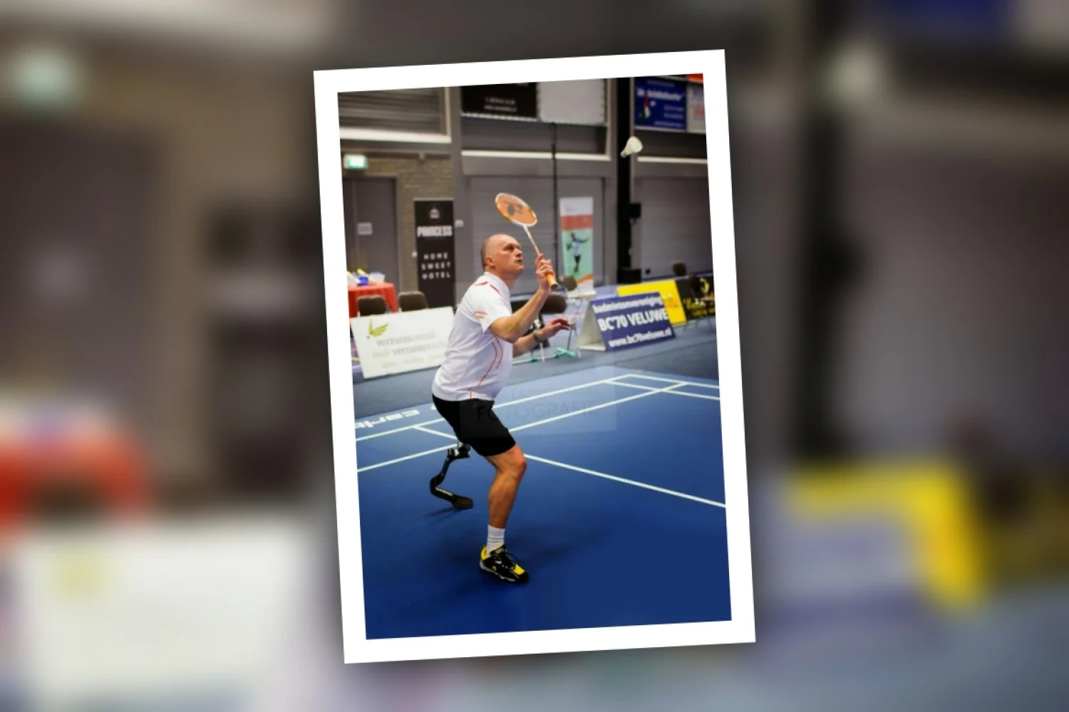 Eddy Boerman: Geslaagde demo aangepast badminton in Epe