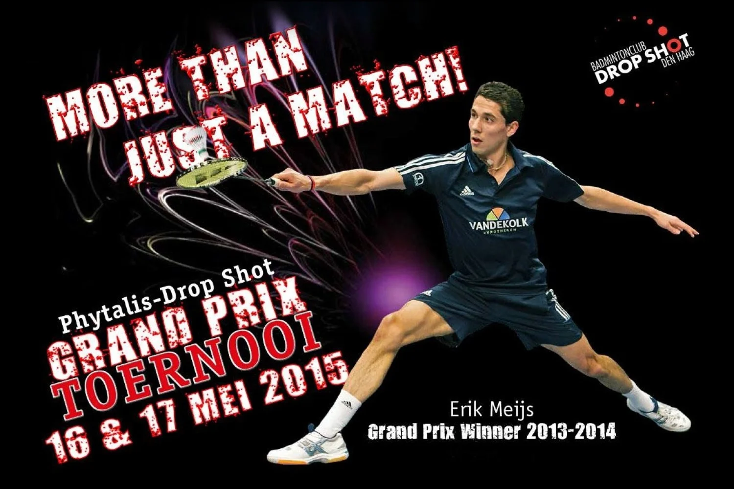 Topbadminton bij Haags Drop Shot