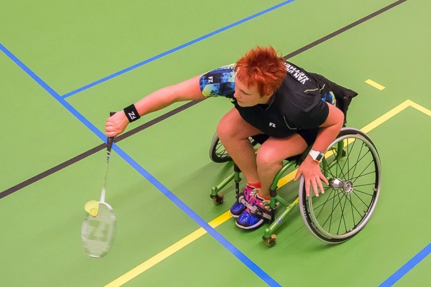 Aangepast Badminton Sliedrecht: de eerste 32 partijen zijn gespeeld