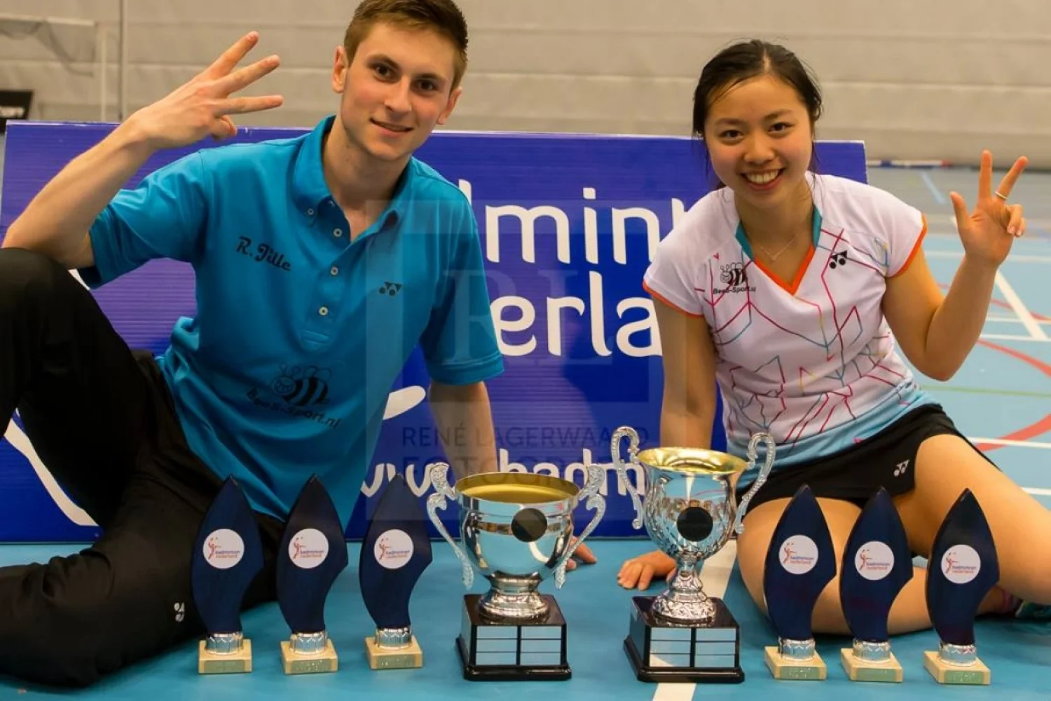 Drie titels Carlton NJK U19 naar Alida Chen en Ruben Jille