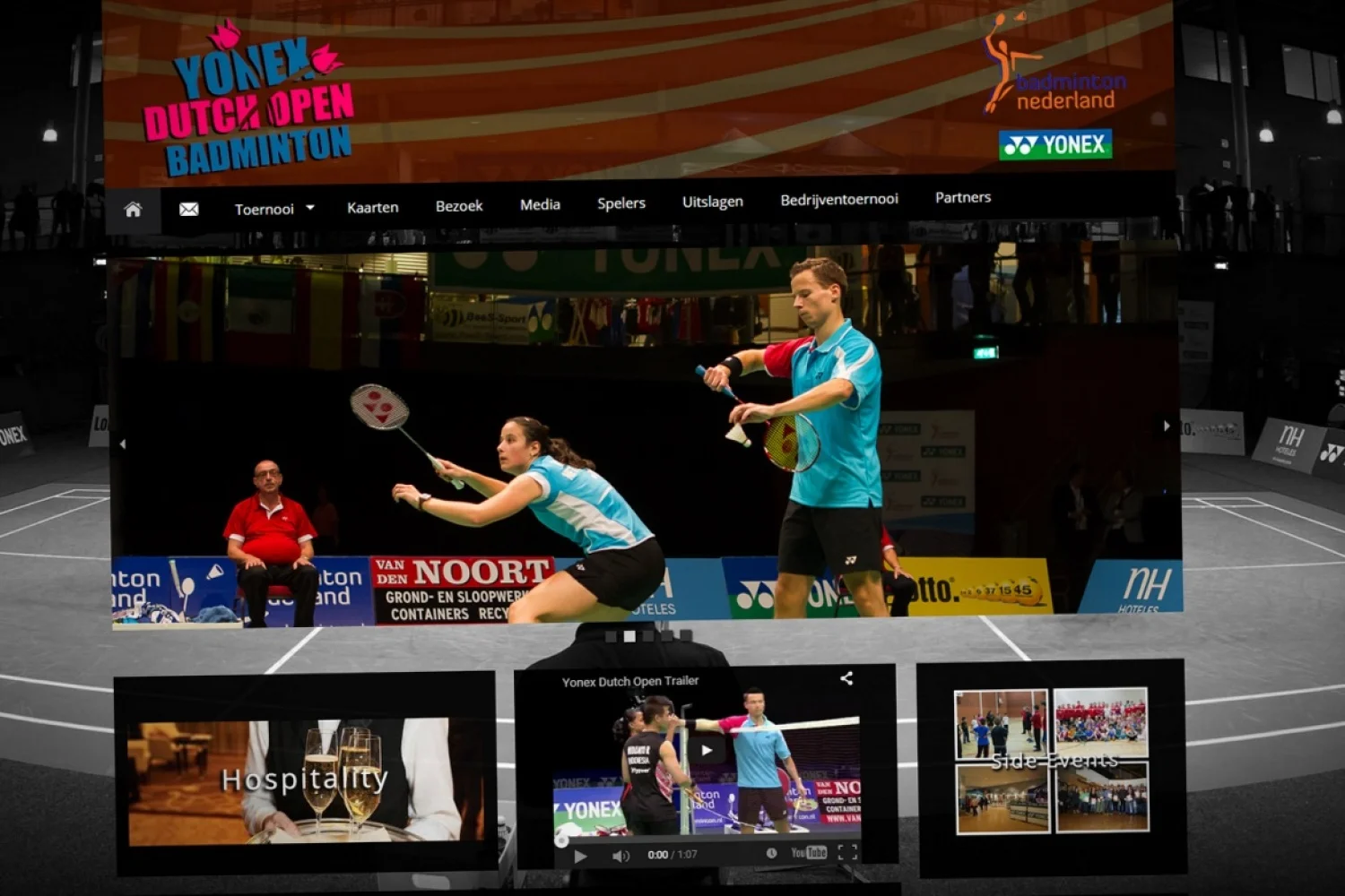 Nieuwe website Yonex Dutch Open: hoofdsponsorschap toernooi te koop voor 50.000 euro
