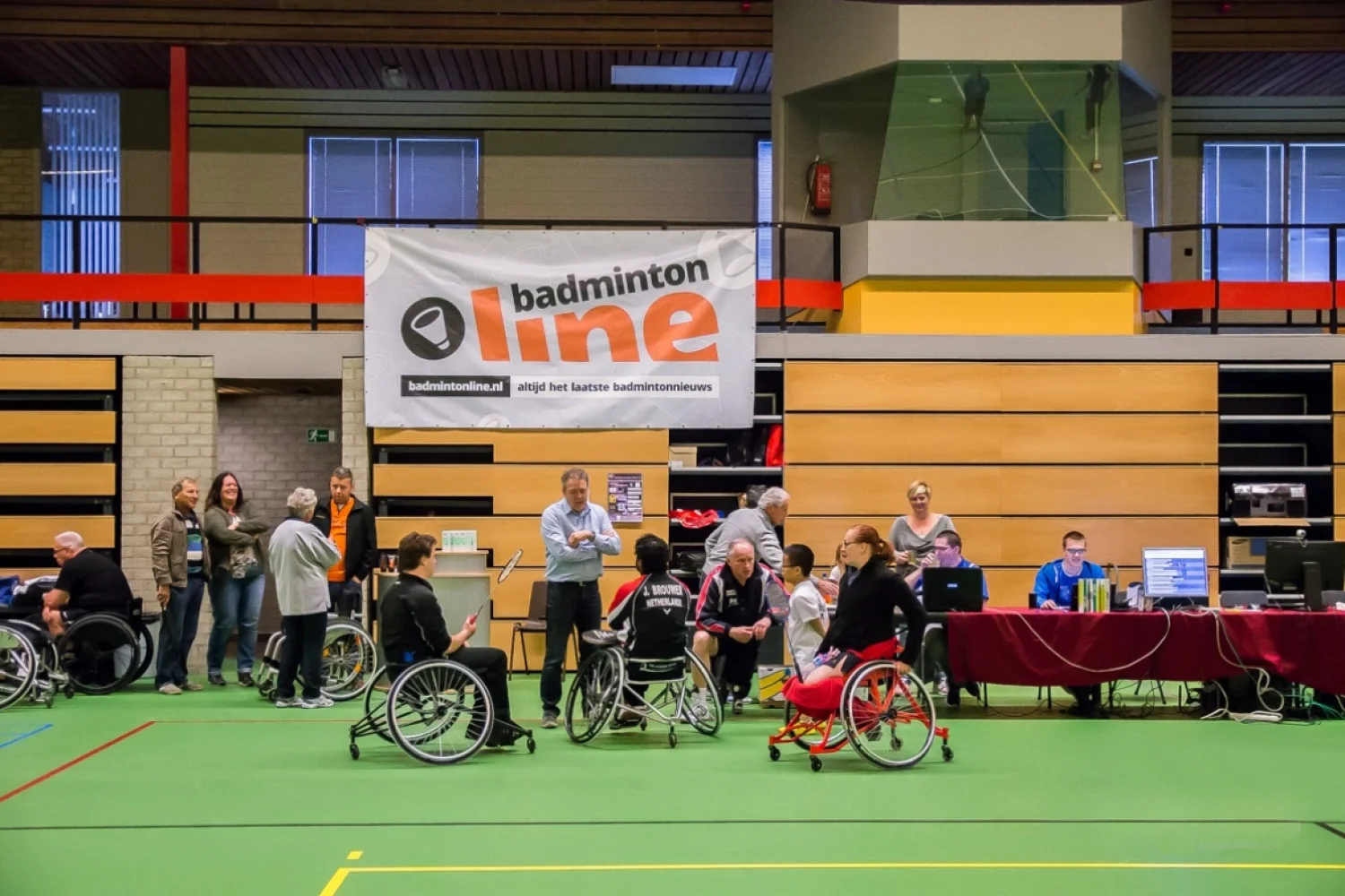 Aangepast badminton steeds meer in the picture