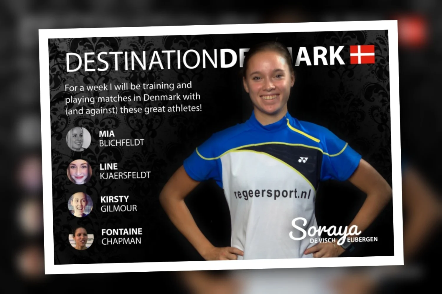Deense trainingsweek voor Soraya de Visch Eijbergen