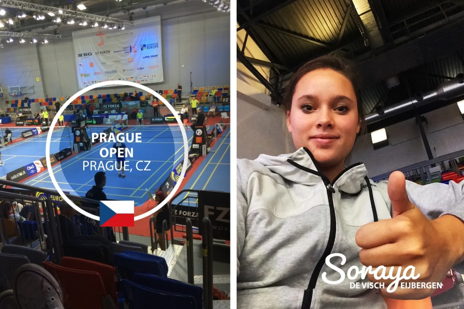 Soraya de Visch Eijbergen starts in the Prague Open 2015 opposite Nicola Cerfontyne