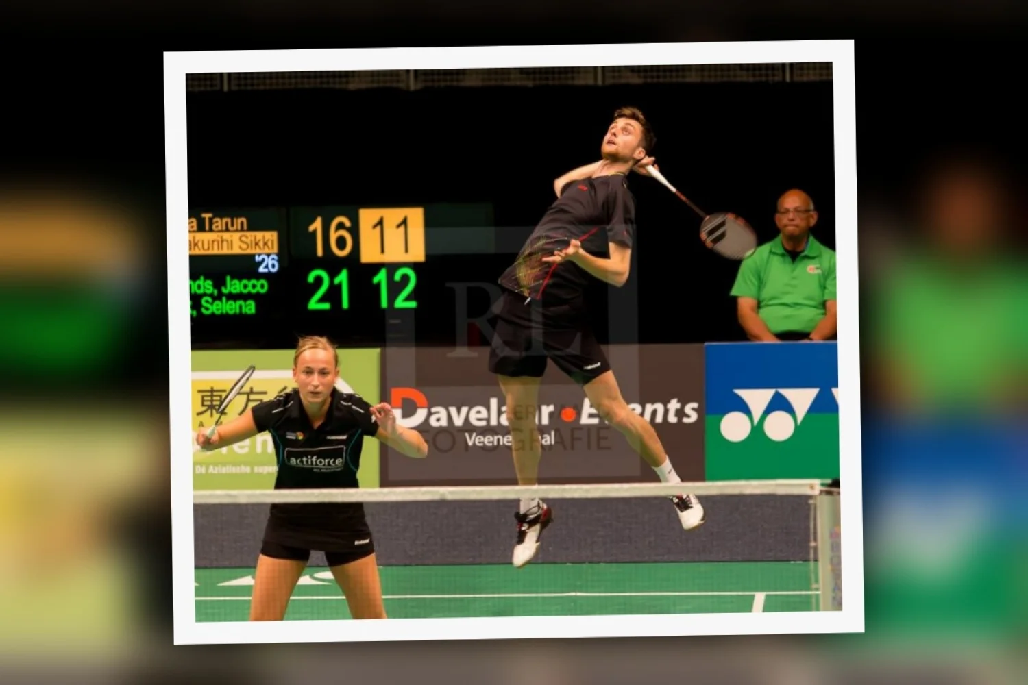Jacco Arends en Selena Piek naar halve finale Bitburger Open