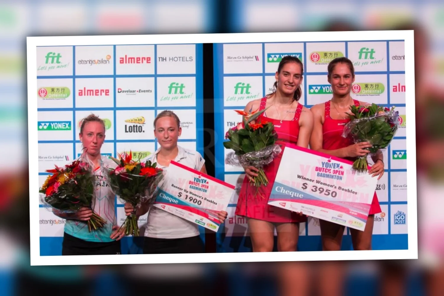 Muskens en Piek tweede in vrouwendubbel Yonex Dutch Open 2015