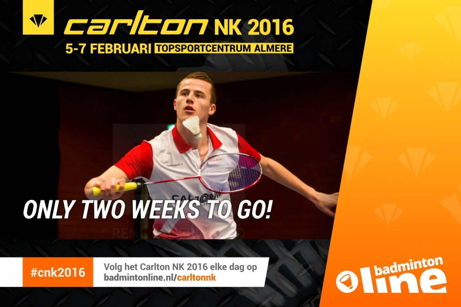 Topbadminton tijdens Carlton NK 2016
