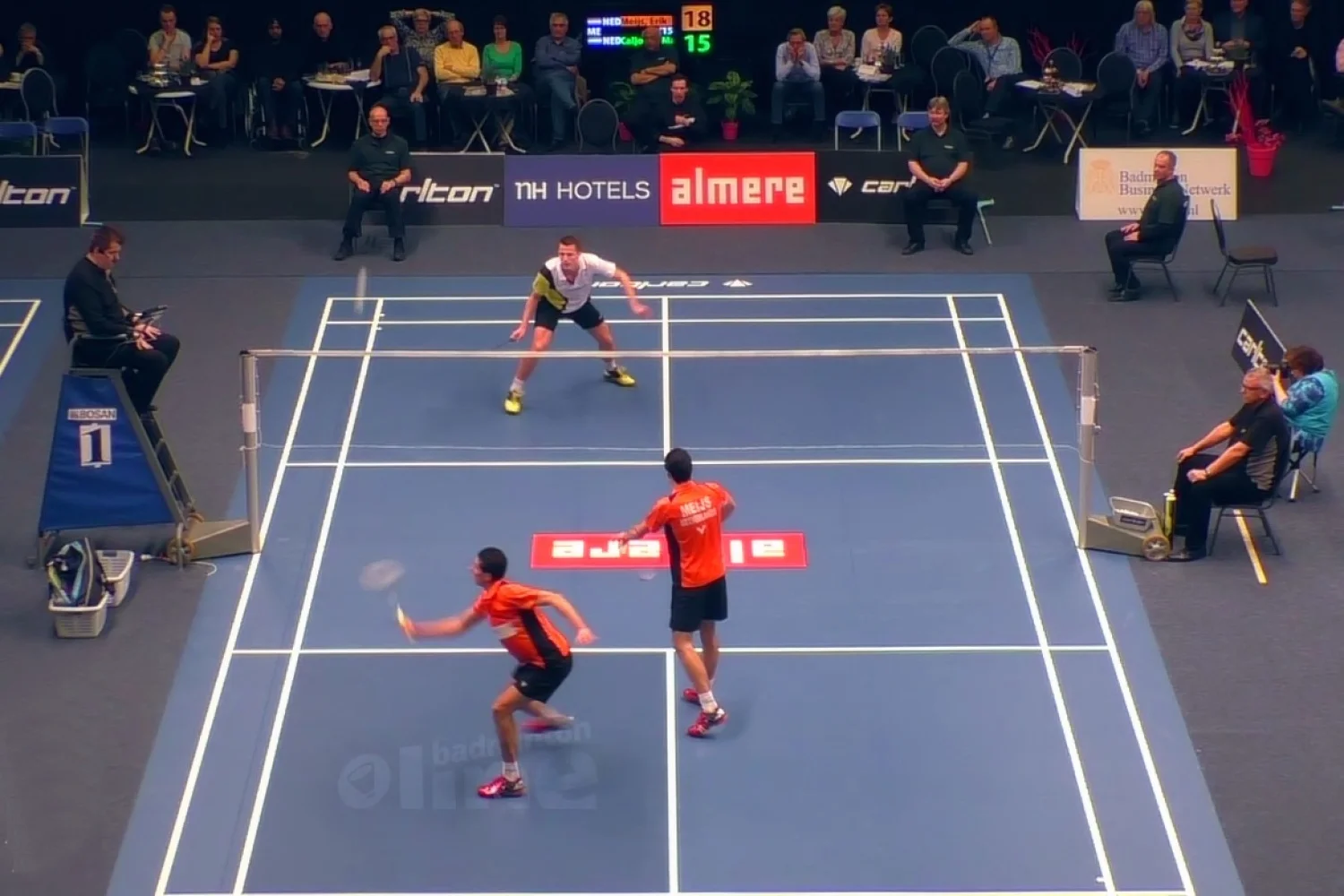 NK Badminton 2016: Erik Meijs tegen Mark Caljouw