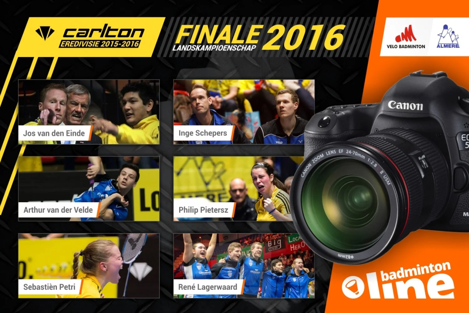 Prachtige badmintonfoto's Carlton Eredivisie finale om landskampioenschap in Maaspoort Den Bosch