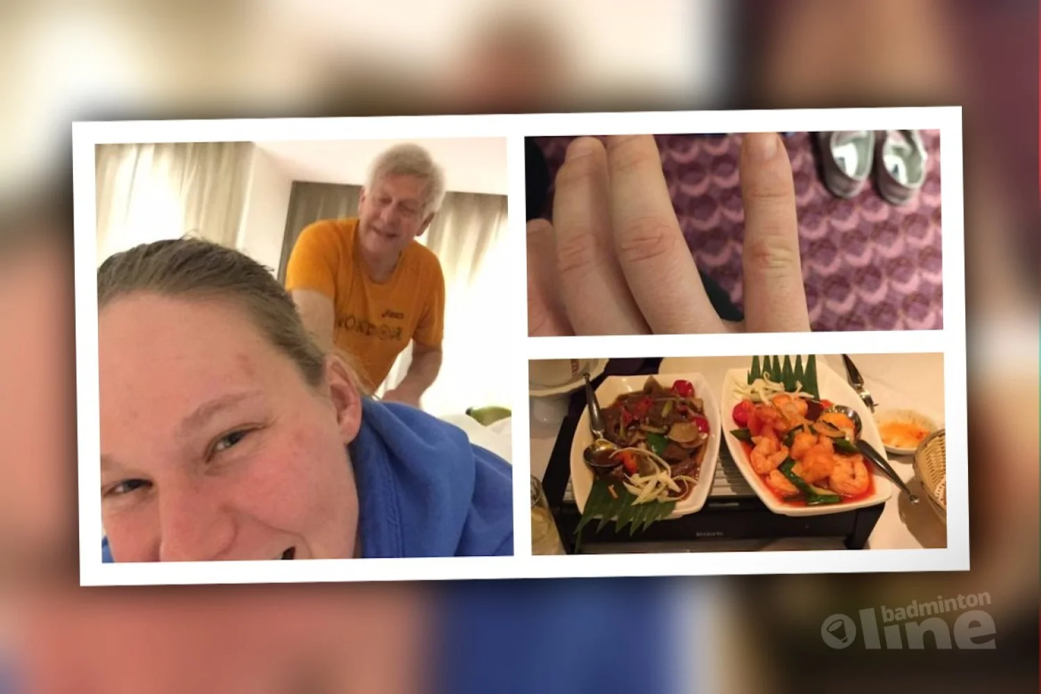 Iris Tabeling enjoyed herself some Thai food and a lovely massage