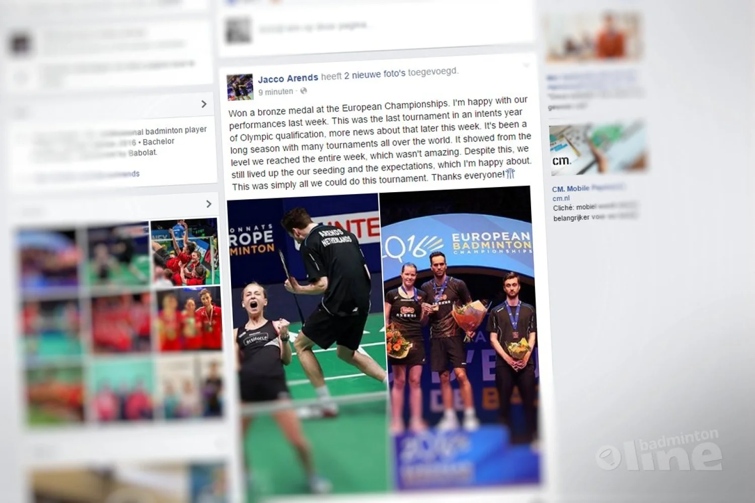 Jacco Arends: Won a bronze medal at the European Championships