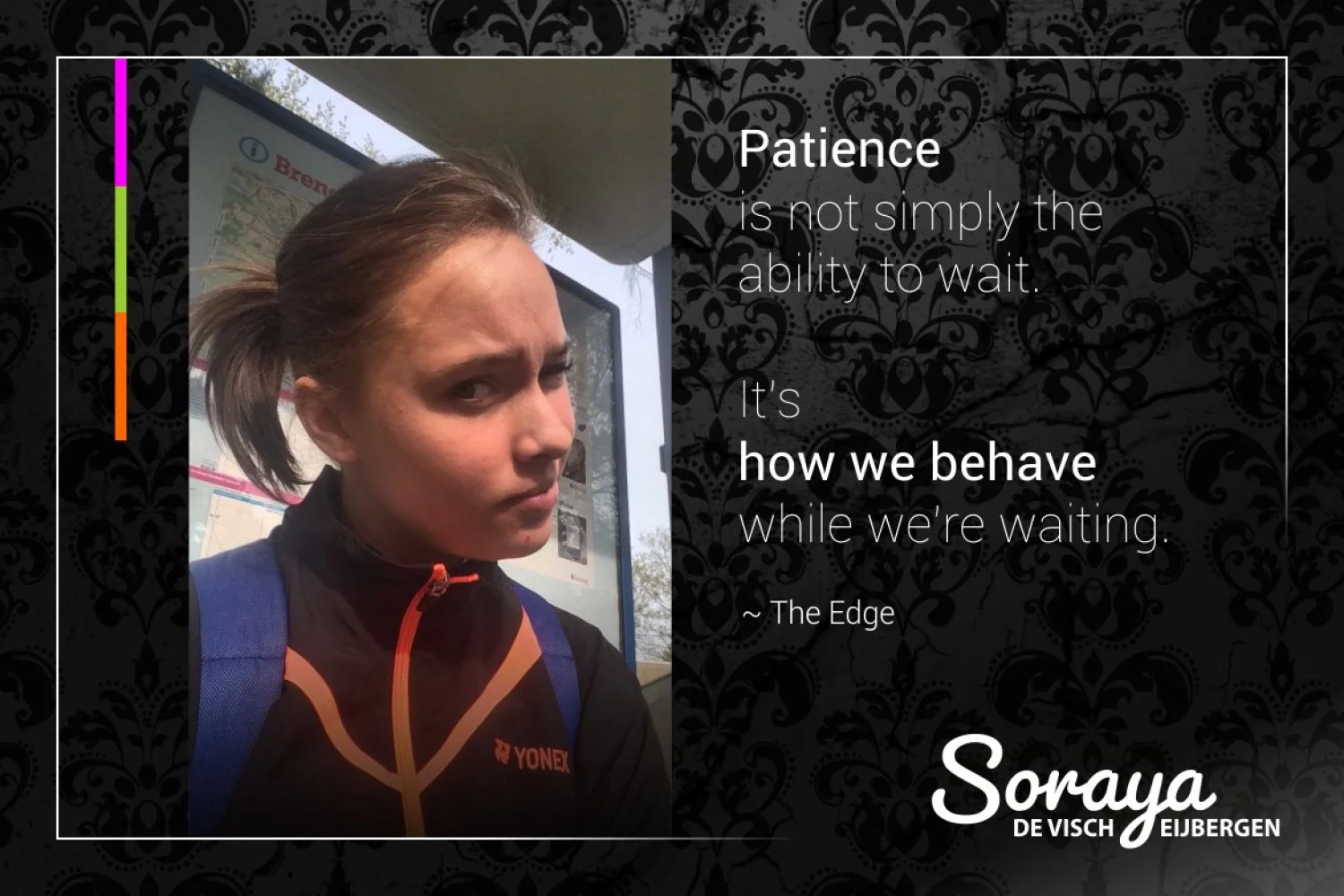 National champion Soraya de Visch Eijbergen: I'm moving forward