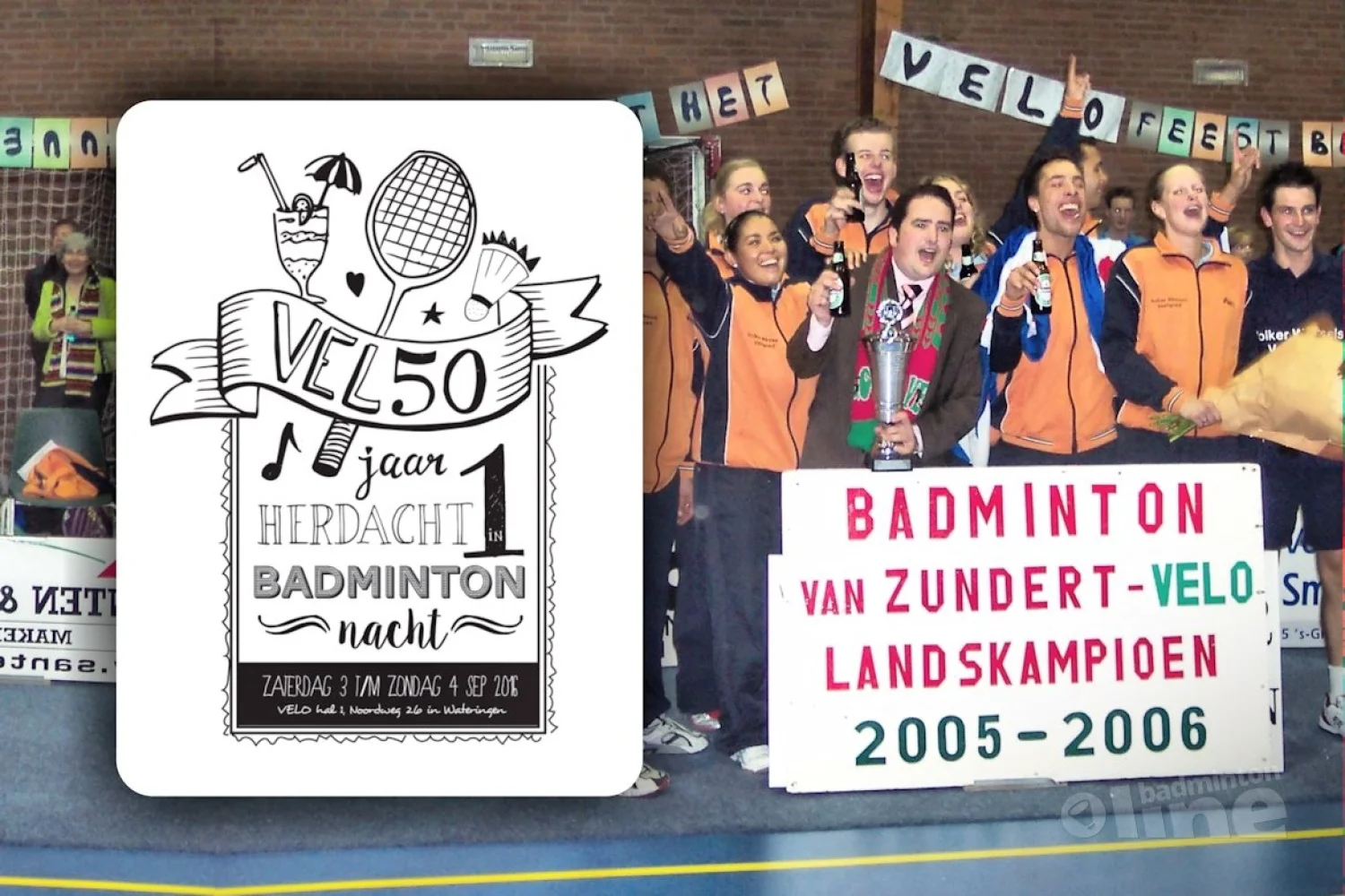 Jubileum voor VELO Badminton